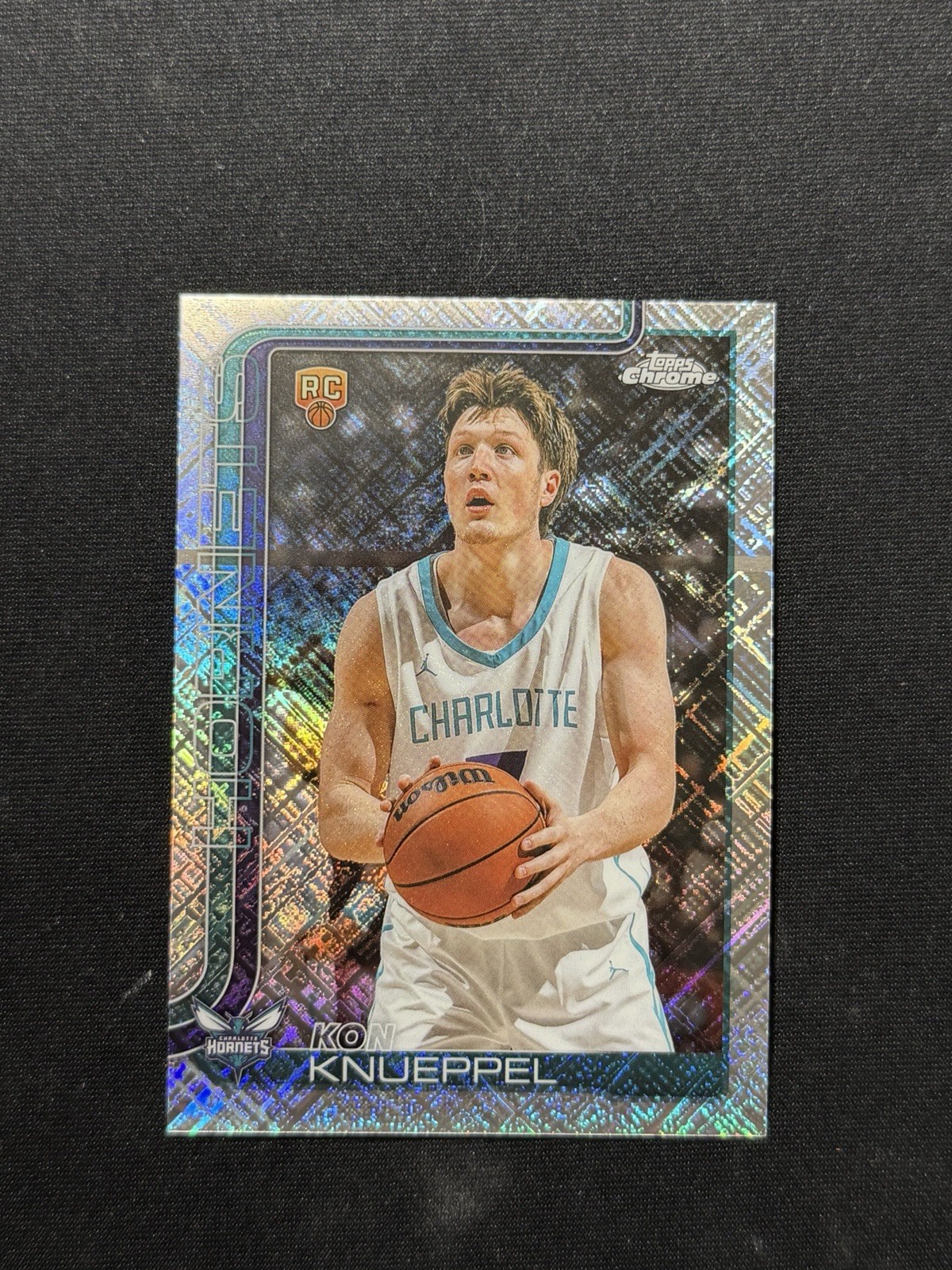 2025-26 Topps Chrome Fanatics KON KNUEPPEL #254 RC Rookie SKYLIGHT REFRACTOR SP