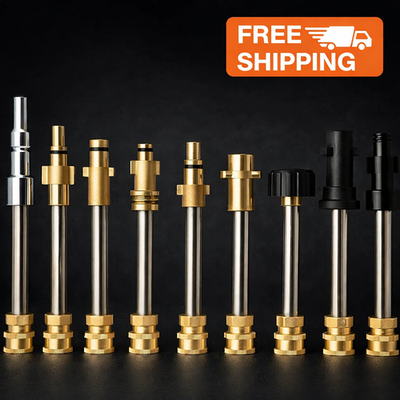 #ad Pressure Washer Extension Wand Adapter 1 4 Quick Connect Brass amp; Stainless Steel $21.99