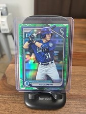 2024 Bowman Chrome 1st GREEN LUNAR REFRACTOR Aidan Smith