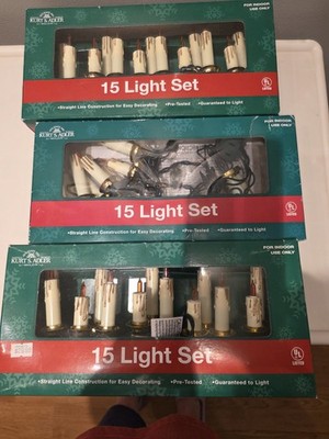Christmas Tree Candle Lights Kurts Adler 3 Boxes NIB