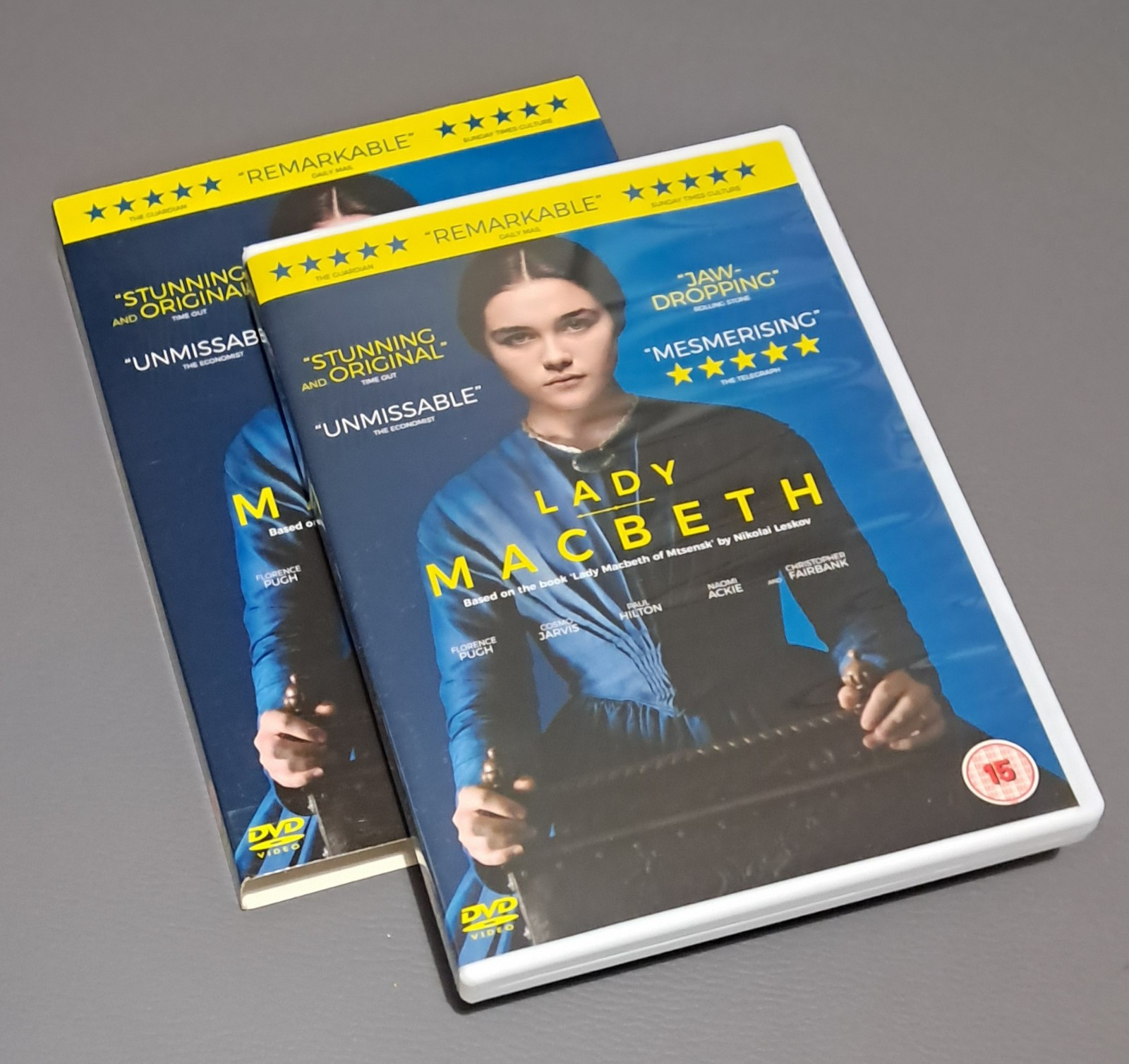 Lady Macbeth- DVD- Passionate Drama- Florence Pugh- Cosmo Jarvis- With Slipcase