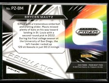 Brycen Mautz 2022 Panini Prizm Draft Picks St. Louis Cardinals