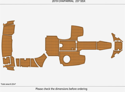 2019-2021 Chaparral 237 SSX DuraEVA Boat flooring