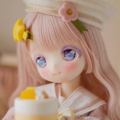 1/6 BJD Doll SD Resin Joint Bare Doll Lovely Cartoon Girl with Face Makeup Gift
