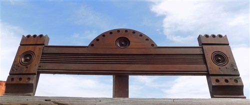 Crown Molding Header Trim Arch Door Window Pediment Architectural Salvage B34,