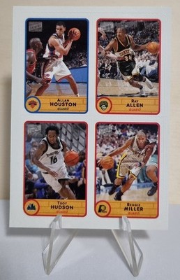 2003-04 Bazooka Four on One Stickers #10 Allan Houston Ray Allen Reggie Miller