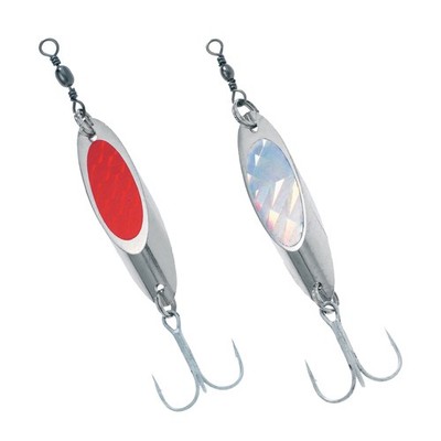 Balzer Colonel Z Disc Blinker 5g - 40g silber + rot Zocker Pilker Barsch Hecht