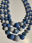 Vintage Beaded Costume Necklace Japan With Clip On Earrings — photo 6