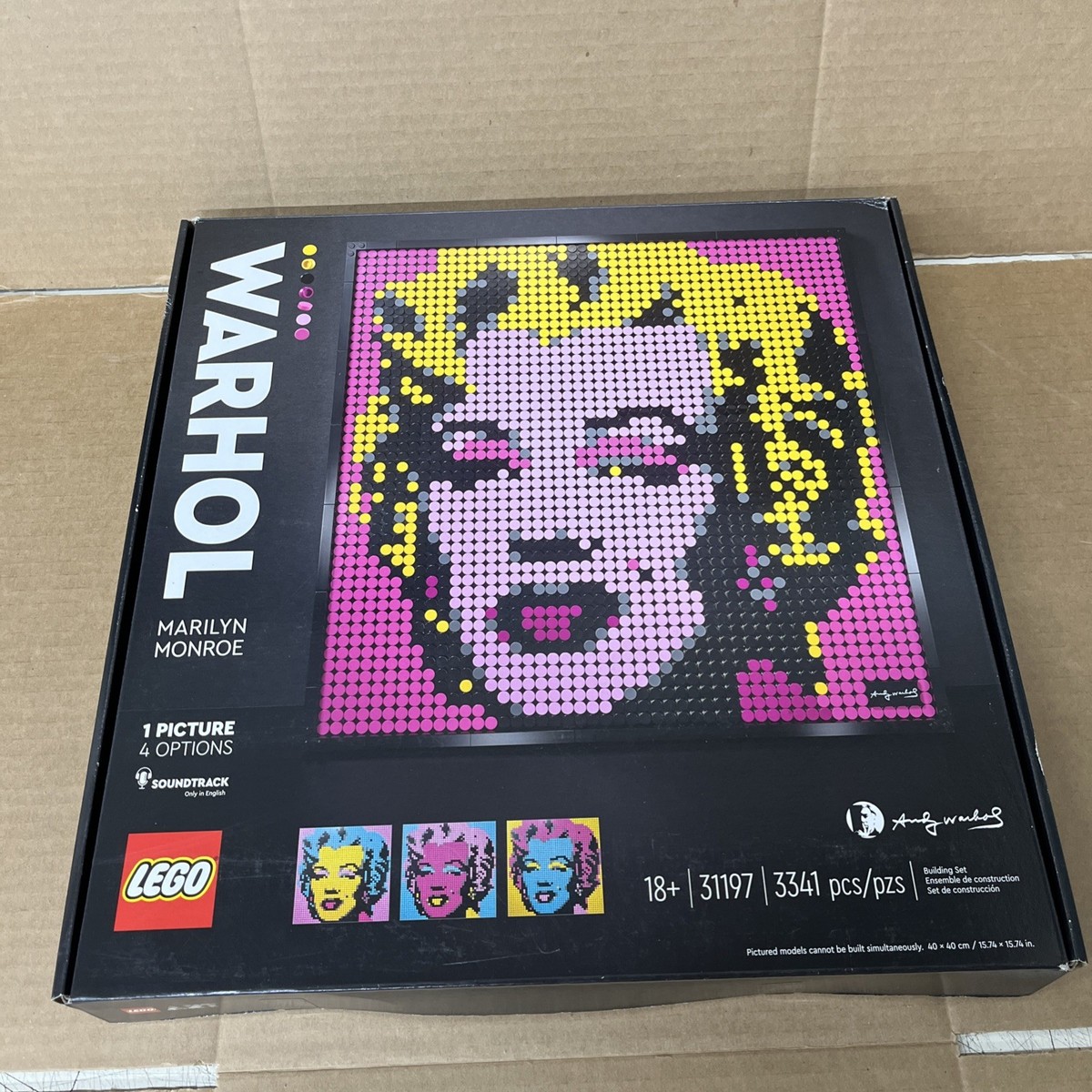 LEGO Art: Andy Warhol's Marilyn Monroe (31197) for sale online | eBay