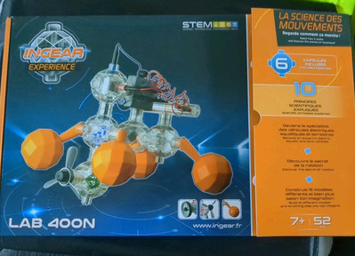 Science Engineering Set LAB 400N The Science Of Movement 52 Teile Alter 7+ MINT