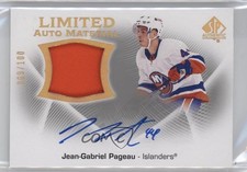 2021 SP Authentic Limited Material 69/100 Jean-Gabriel Pageau #LAM-JP Auto 2d8
