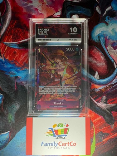 Shanks (Alternate Art) graded ACE 10 for sale on eBay