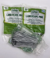 Landscape Pins  • 4 Inch •U Shaped Expert Gardener (4 pack) 120 Total