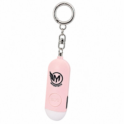 Myrotech Persönlicher Alarm 130dB Selbstschutz Frauen LED Stroboskop SOS USB-C