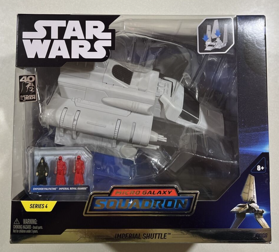 NEW 2023 STAR Wars Micro Galaxy Squadron Series 4 Imperial Shuttle