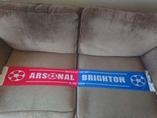 Arsenal Vs Brighton match Of The day scarf 31th August 2024
