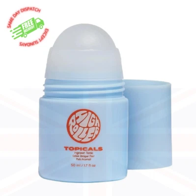 TOPICALS High Roller Ingrown Hair Tonic with AHA and BHA - 50 ml / 1.7 fl oz NEW