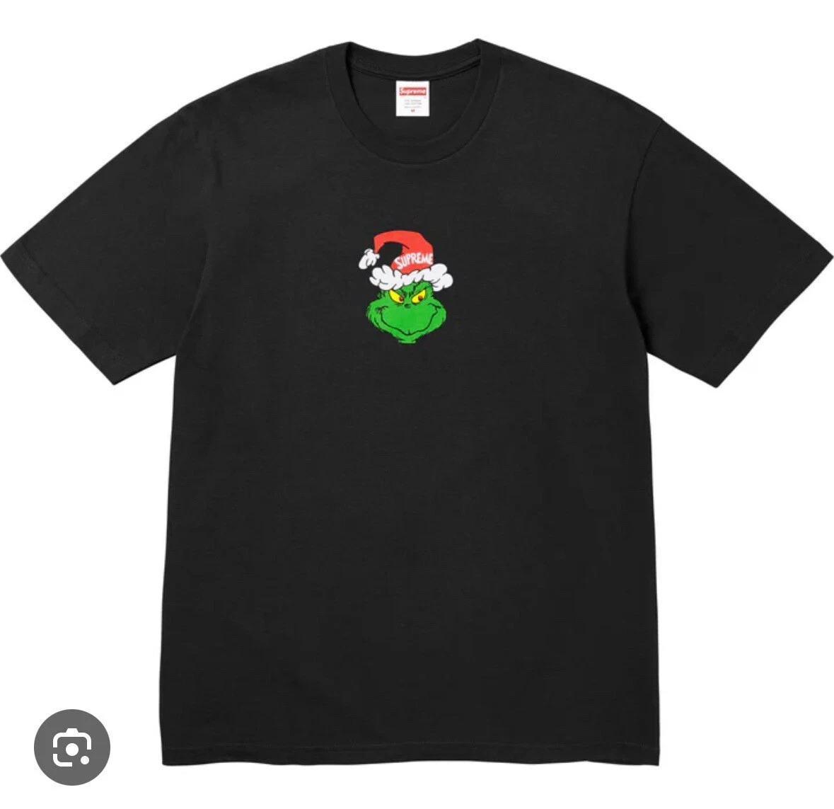 T shirt Supreme Grinch taille S noir DS neuf