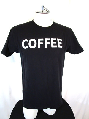 EUC!! COFEE - Mozart's Coffee Roasters Lake Austin Texas T Shirt Men Sz L