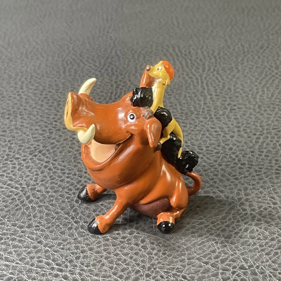 Фигурка The Lion King Timon and Pumbaa ПВХ игрушка 2,75 дюйма сурикат бородавочник - Изображение 2 из 4