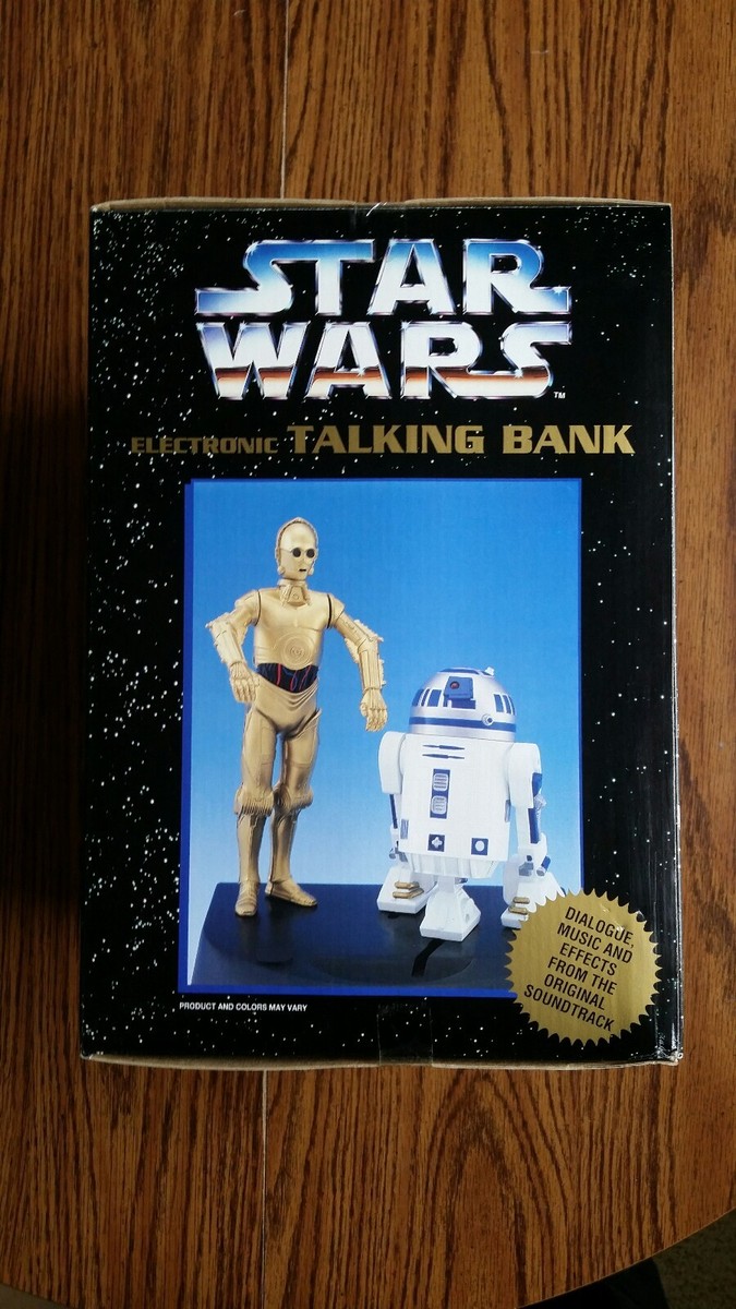Star Wars Electronic Talking Bank C3P0 & R2D2 by Think Way 1997