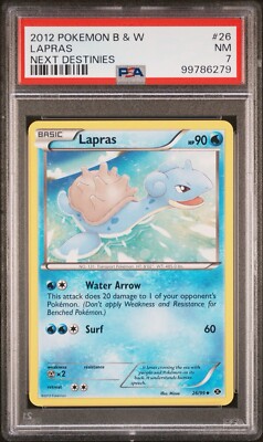Pokemon Card next Destinies No. 26/99 Lapras English PSA 7 | eBay