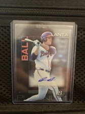 2020 Bowman Platinum Bryce Ball Auto Atlanta Braves