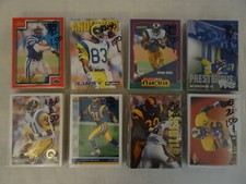 LOS ANGELES LA RAMS HUGE 135 FOOTBALL CARD LOT $1 OFF SPECIAL STOCKING STUFFERS!