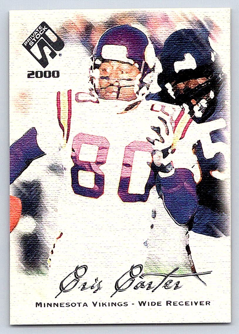 Cris Carter Minnesota Vikings 2000 Pacific Private Stock #54  -