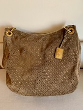 Borsa Car Shoe originale (marchio Prada) color marrone chiaro scamosciato