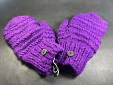 G01 Fingerless Texting Gloves 100 Wool Hand Knit Fleece Lined Ski Mitten Sherpa