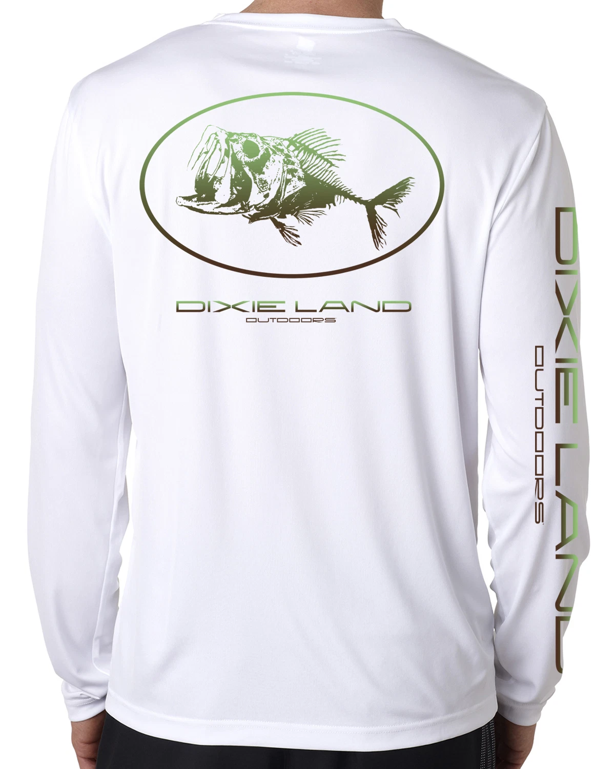 Dixie Land Outdoors Bass fishing Microfiber t shirt Moisture Wicking 50+ UV