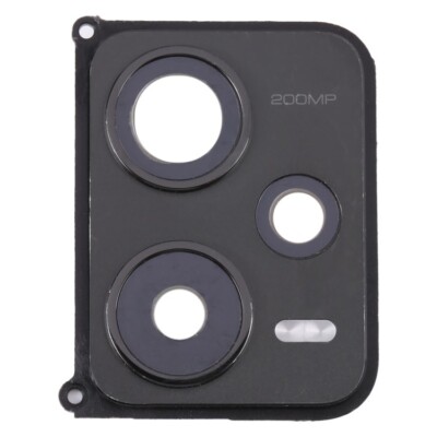 Back Camera Lens Frame for Xiaomi Redmi Note 12 Pro+ Black