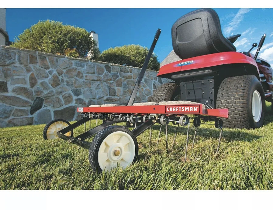 New Craftsman Universal 40 Inch Rear Mount Tine Dethatcher for