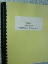 Adobe User Guide -Pagemaker 6.5 version