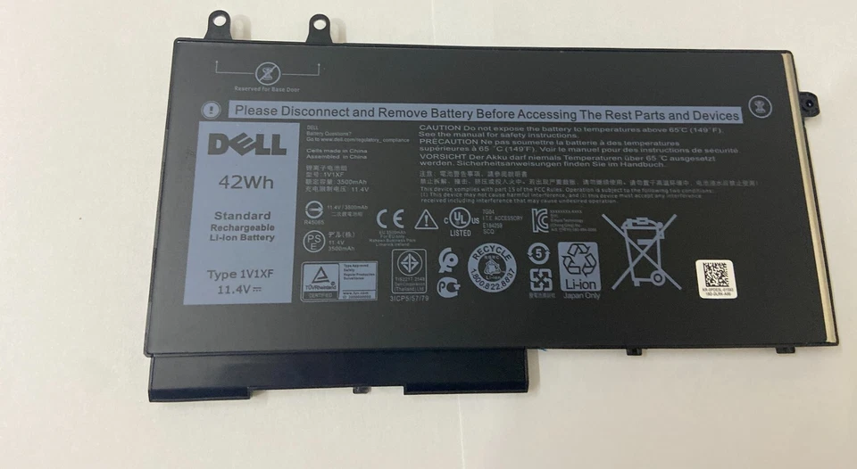 Batería Original 4GVMP 7VTMN RF7WM Fr Precision 3540 3550 Latitude 5400 5410 5500 Foto 2 de 4