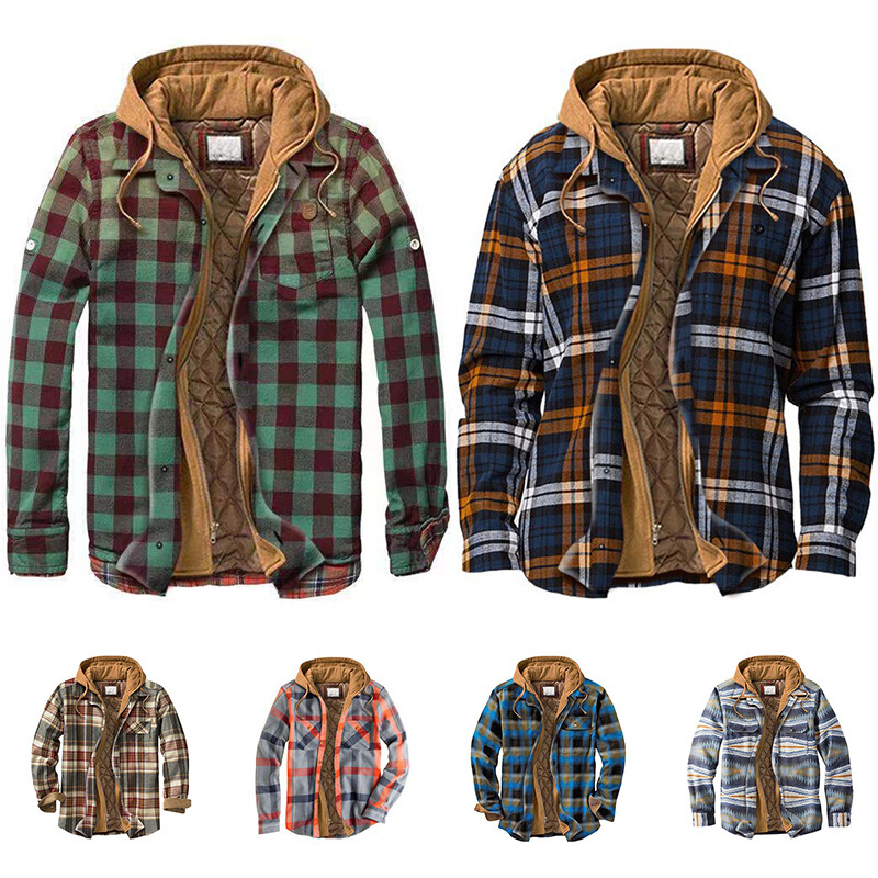 Men's Warm Heavy Fleece Lined Sherpa 