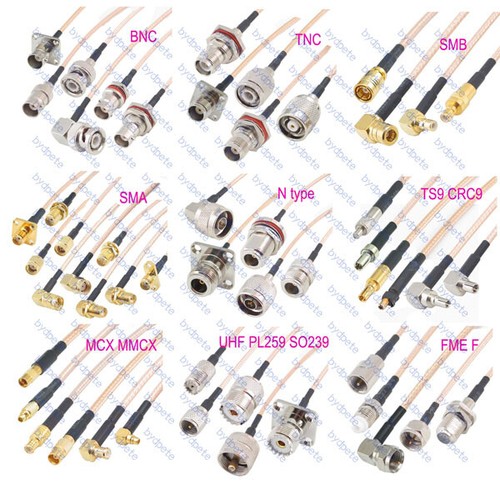 3feet BNC male to SL16 UHF male PL259 PL-259 RF Coaxial Pigtail Cable RG58 100cm - Picture 5 of 6