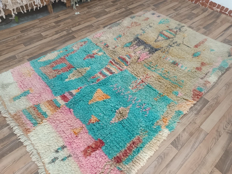 Alfombras de salón resistentes VERDES alfombras alfombras piso mejor alfombra alfombras exteriores Foto 4 de 4