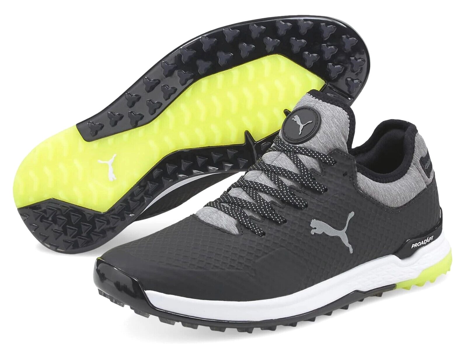 NEW PUMA 195695-07 Ignite Proadapt Alphacat Black Golf Sneaker Shoes Men's 12