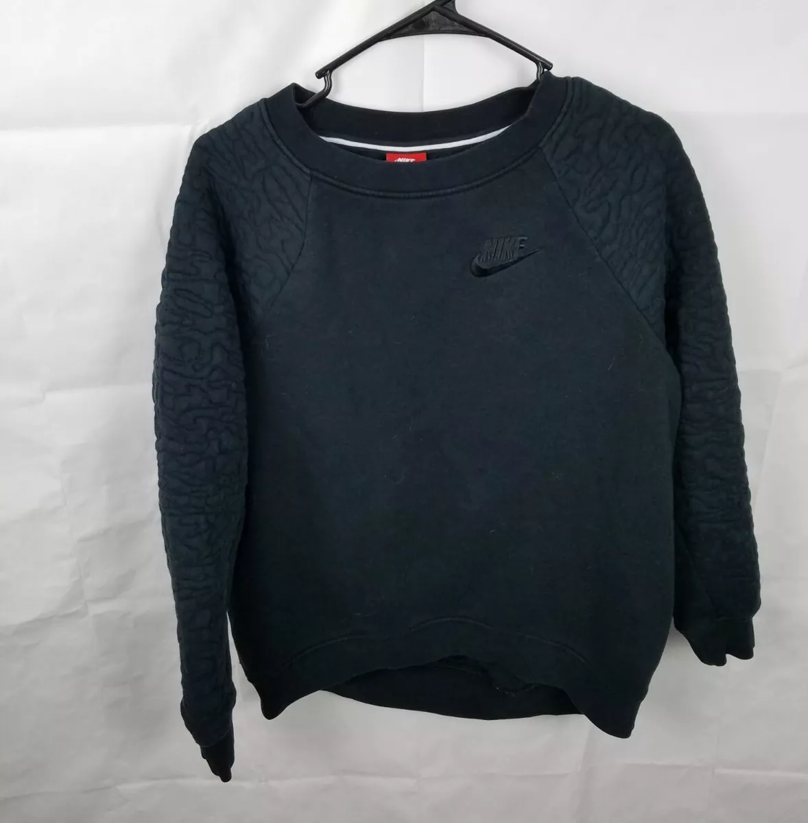 Nike Sportswear NSW Rally Crewneck Sweatshirt Black 841645-010 Womens Medium