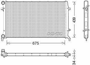 8a4960000 радиатор denso