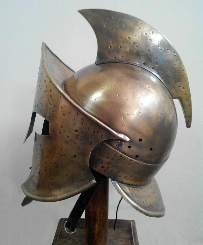 Casco Leonidas 300 Rey Espartano Película Medieval Romana Griega Armadura Disfraz Larp Foto 4 de 4
