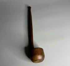 French vintage wooden kitchenware ladle cooking utensil