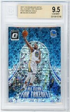 2017-18 Optic KEVIN DURANT All Clear For Takeoff Fast Break Holo #9 BGS 9.5!
