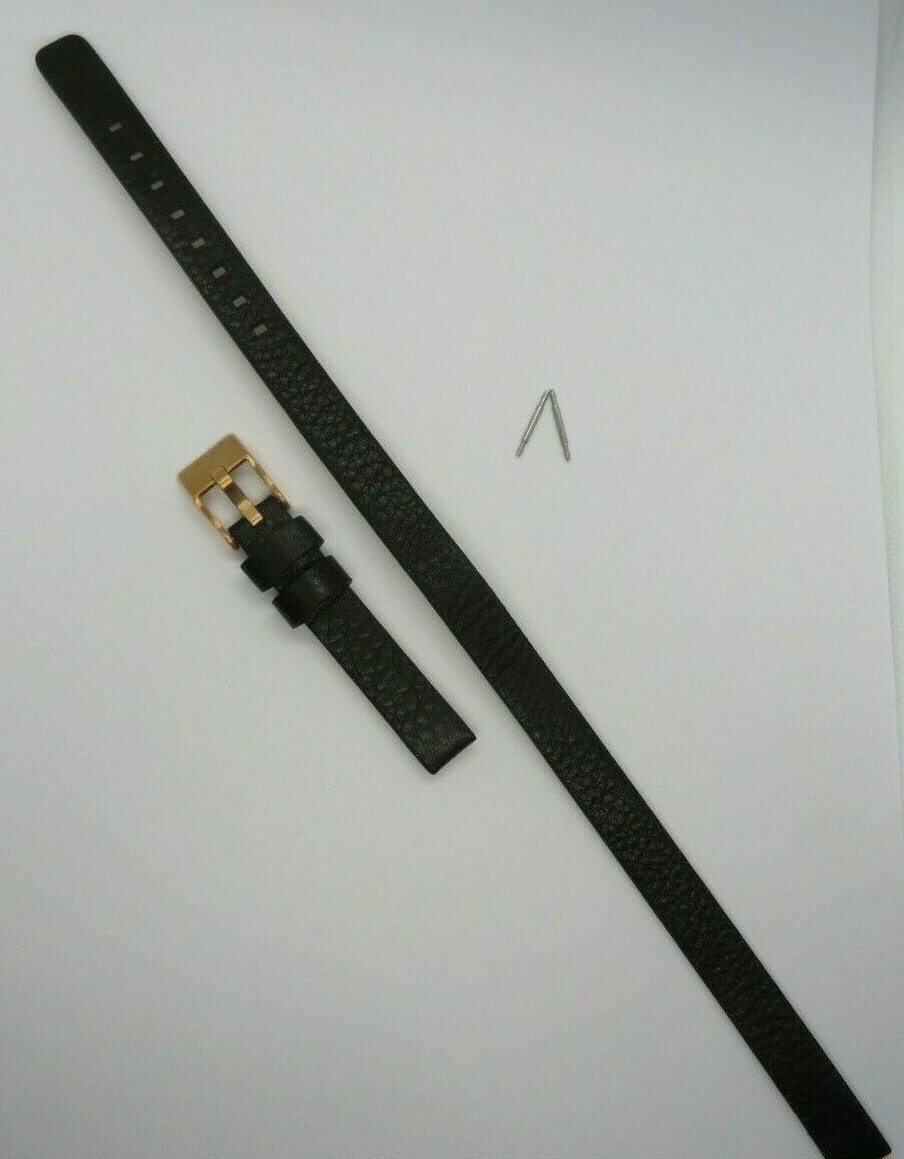 Diesel Original Replacement Leather Strap DZ5519 Watch Band Black Strap 12 mm