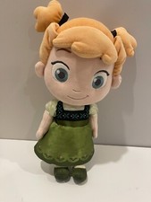 Disney Store Baby Toddler Anna Frozen Plush Stuffed Doll 11  