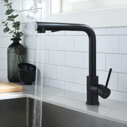 Decaura 2-Mode and 360° Swivel Kitchen Taps Sink Mixer Tap with Pull Out Spray - Picture 17 of 31