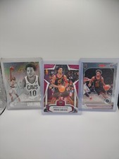 Darius Garland Rookie Lot (4) Premium Stock Purple Insert, Base, Chronicles Base