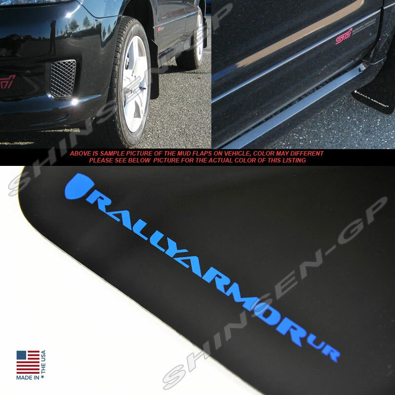 Guardabarros negros Rally Armor UR con logotipo azul para Subaru Forester 2003-2008 Foto 2 de 3